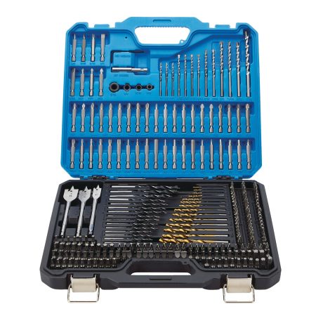 Mastercraft HCS Drill & Drive Set for Wood, Metal, Plastic, Masonry, 253-pc