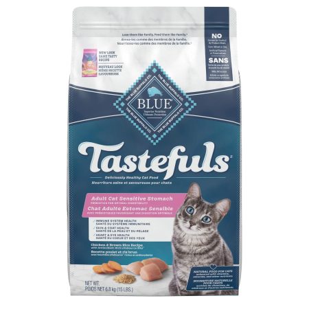 Tastefuls Sensitive Stomach Chicken & Brown Rice Recipe Adult Cat Food