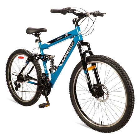 Supercycle Radex Adult Bike, 21-Speed, 26-in, Alloy DS frame, Blue