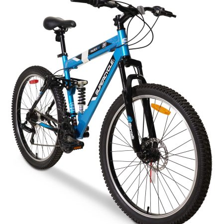 Supercycle Radex Adult Bike, 21-Speed, 26-in, Alloy DS frame, Blue