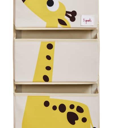 3 Sprouts Giraffe Kids' Hanging Wall Storage Organizer