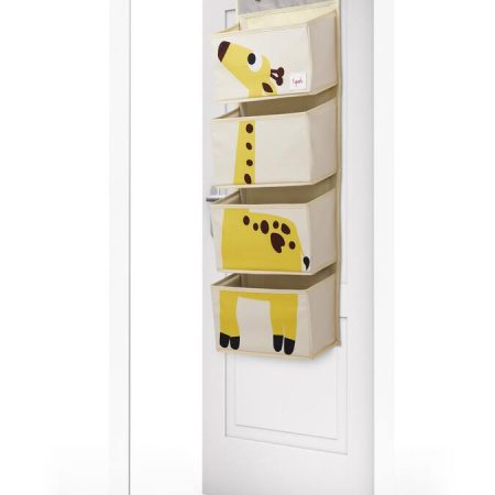 3 Sprouts Giraffe Kids' Hanging Wall Storage Organizer