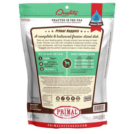 Freeze-Dried Nuggets Chicken Formula Dog Food