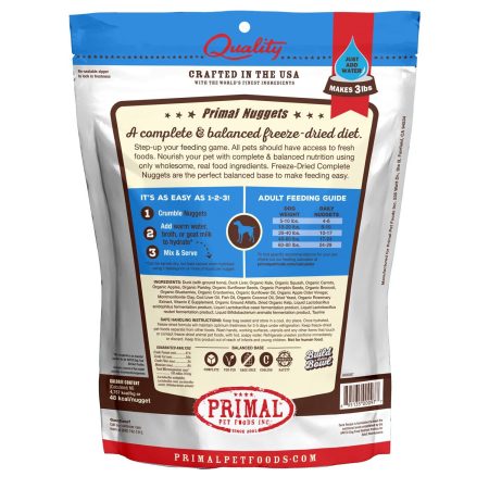 Freeze-Dried Nuggets Duck Formula Dog Food