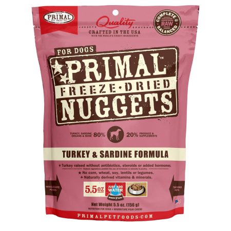 Freeze-Dried Nuggets Turkey & Sardine Formula Dog Food