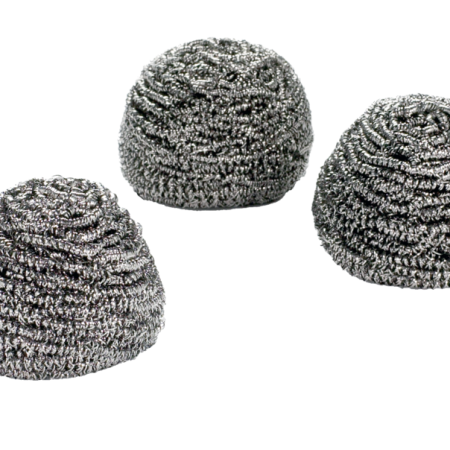 FRANK Stainless Steel Spiral Scour / Scrubber, 3-pk