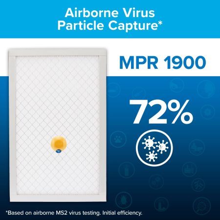 3M™ Filtrete™ Smart Premium Allergen, Bacteria & Virus Air Filter, MPR 1900, 16 x 25 x 1-in, 1-pk