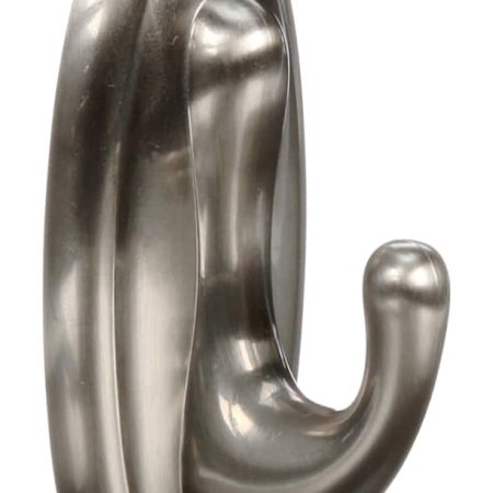 3M Command™ Medium Traditional Decorative Utility Hook, Brushed Nickel