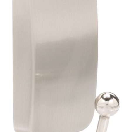 3M Command Small Bathroom Hook, Nickel Finish