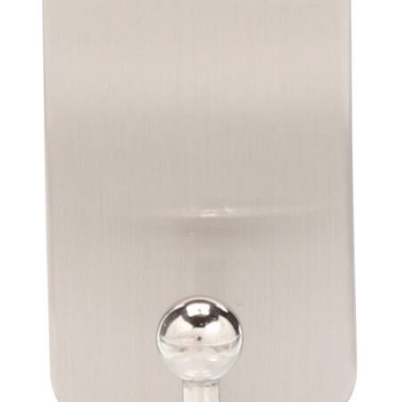 3M Command Small Bathroom Hook, Nickel Finish