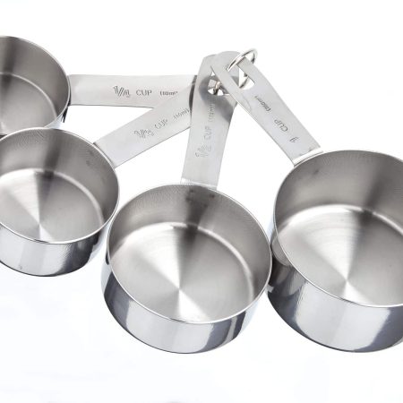 Stainless Steel Measuring Cup Set, 4-pc