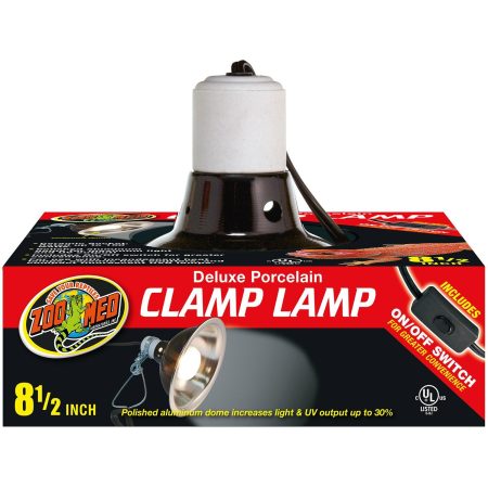 Deluxe Porcelain Clamp Lamp