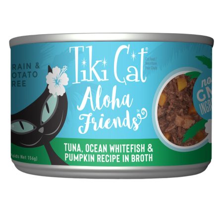 Aloha Friends Tuna with Ocean Whitefish & Pumpkin Cat Food