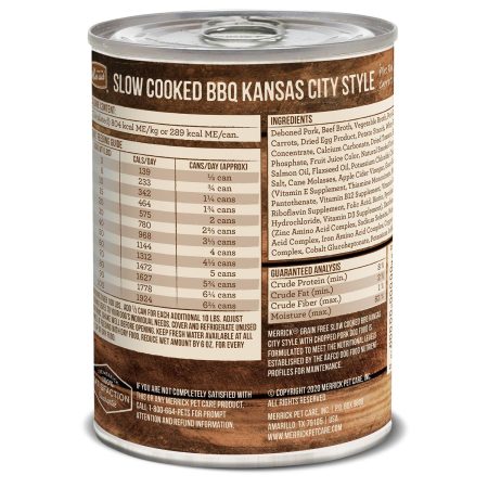 Slow Cooked BBQ Kansas City Style Adult Dog Food