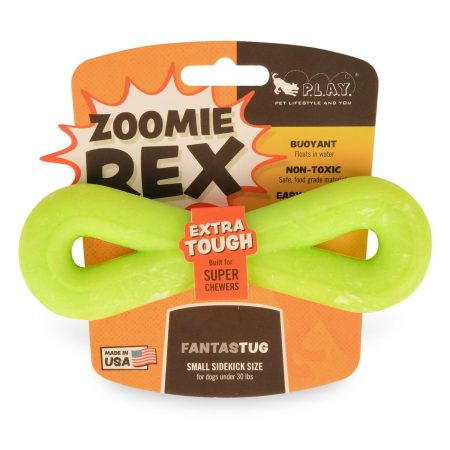 ZoomieRex FantasTug Green Dog Toy