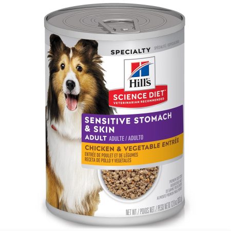 Sensitive Stomach & Skin Chicken & Vegetable Entree Adult Dog Food