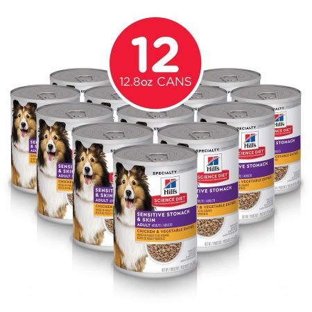 Sensitive Stomach & Skin Chicken & Vegetable Entree Adult Dog Food