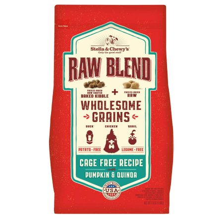 Raw Blend Wholesome Grain Cage-Free with Pumpkin & Quinoa Recipe Dog Food