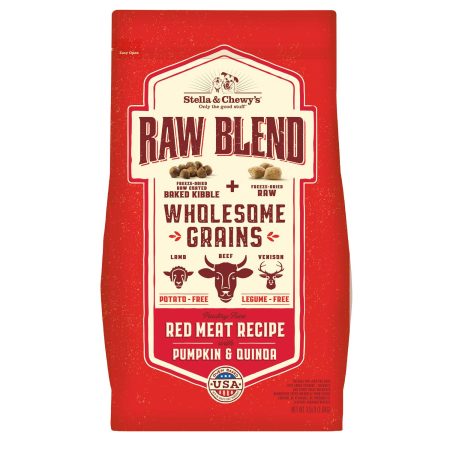 Raw Blend Wholesome Grain Red Meat with Pumpkin & Quinoa Recipe Dog Food