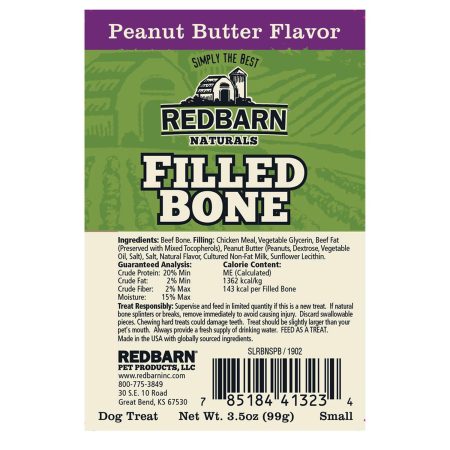 Natural Filled Bone Peanut Butter