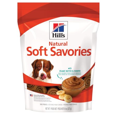 Natural Soft Savouries with Peanut Butter & Banana Dog Treats