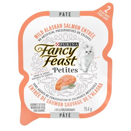 Petites Wild Alaskan Salmon Entree Cat Food