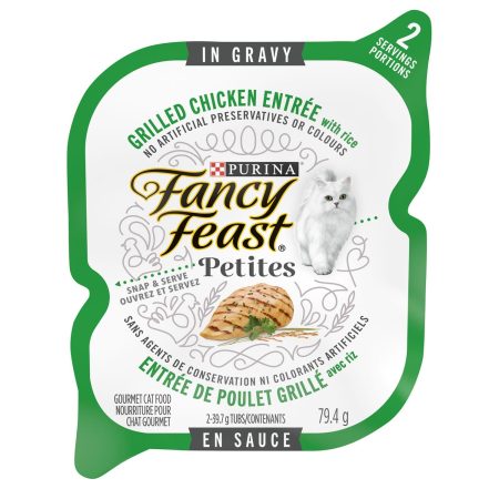 Petites Grilled Chicken Entree in Gravy Cat Food