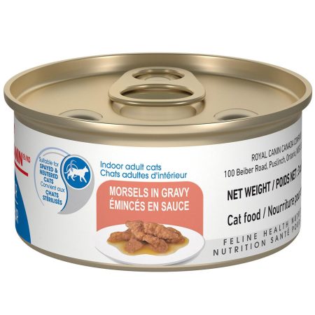 Indoor Adult Morsels In Gravy Cat Food