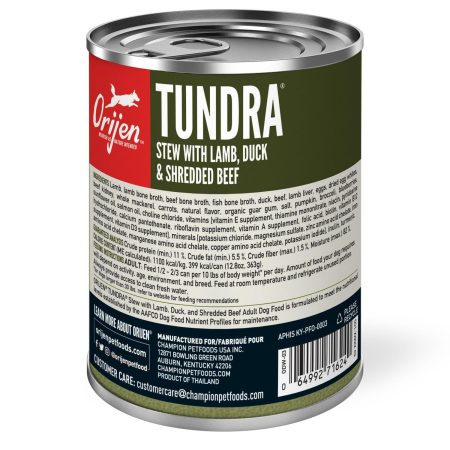 Tundra Lamb, Duck & Shredded Beef Dog Food