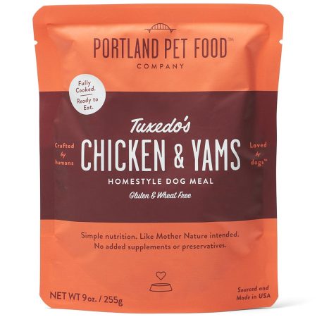 Tuxedo's Chicken & Yams Homestyle Dog Food