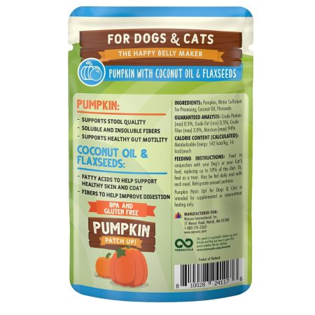 Pumpkin Patch Up! Pumpkin with Coconut Oil & Flaxseeds for Dogs & Cats