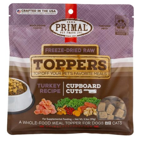 Cupboard Cuts Freeze-Dried Raw Toppers Turkey Recipe Dog & Cat Food