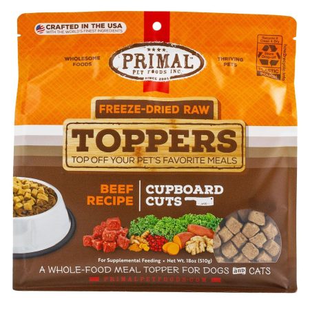 Cupboard Cuts Freeze-Dried Raw Toppers Beef Recipe Dog & Cat Food