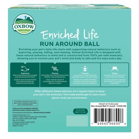 Enriched Life  Small Animal Run Around Ball