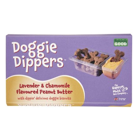 Doggie Dippers Lavender & Chamomile Flavoured Peanut Butter Dog Treats