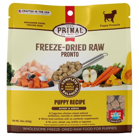 Freeze-Dried Raw Pronto Chicken & Salmon Recipe Puppy Dog Food