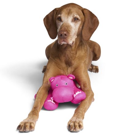 Chill Seeker Pink Hippo Cooling Pals Dog Toy