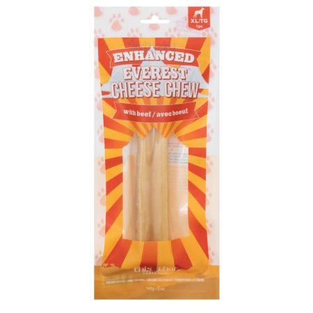 Enhanced Everest Cheese Chews with Beef Dog Treat