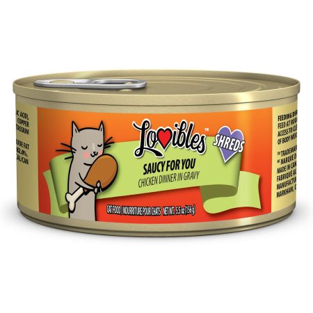 Saucy For You Shredded Chicken Dinner Cat Food