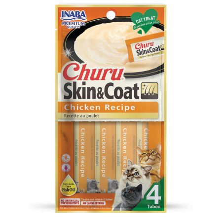 Churu Skin & Coat Chicken Recipe Cat Treats