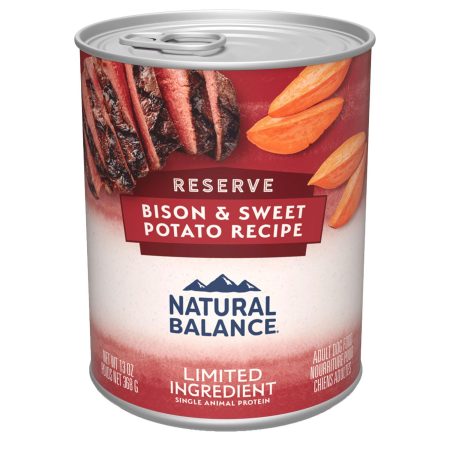 Reserve Limited Ingredient Bison & Sweet Potato Recipe Adult Dog Food n