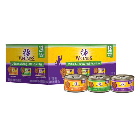 Complete Health Chicken & Turkey Pate Favourites Variety Pack Adult Cat Food