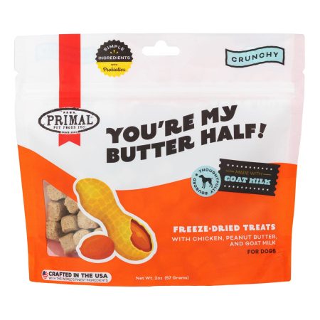 You're My Butter Half! Chicken, Peanut Butter & Goat Milk Dog Treats