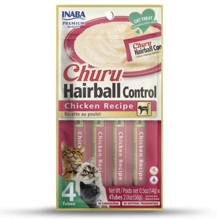 Churu Hairball Control Chicken Recipe Cat Treats