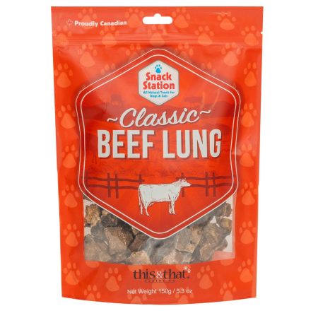 Snack Station Beef Lung Dog Treats