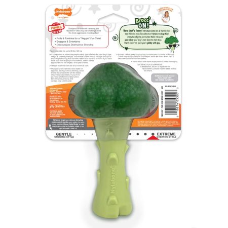 Power Chew Bacon & Cheese Flavour Broccoli Dog Toy