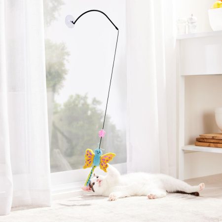 Butterfly Window Teaser Cat Toy