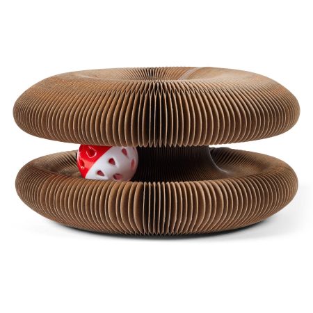 Foldable Brown Cat Scratcher