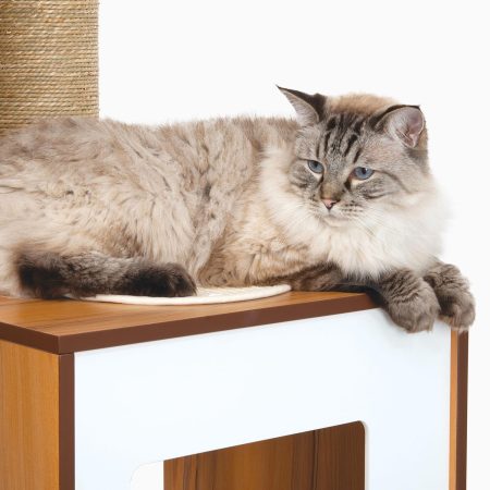 PIXI Vesper High Base Giant Walnut Cat Tree