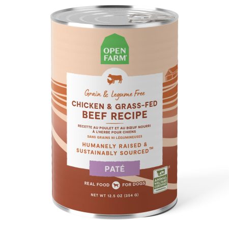 Chicken & Grass-Fed Beef Pate Recipe Dog Food